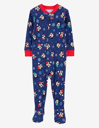 Pijama com pezinho Mickey Mouse - 12m (9 a 12 meses) - Carter's