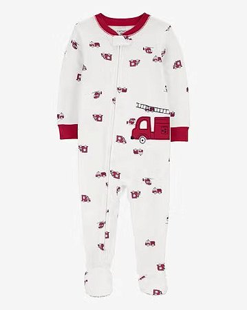Pijama com pezinho Bombeiro - 4T (4 a 5 anos) - Carter's