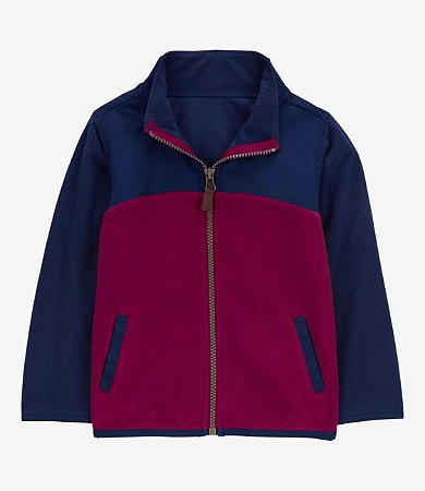 Casaco 2 cores Vinho/Azul Marinho - 18m (12 a 18 meses) - Carter's