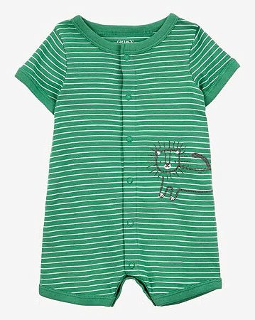 Romper Verde Leão - RN - Carter's