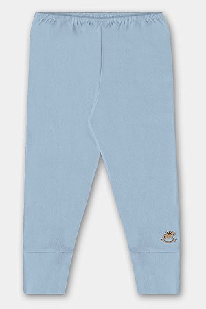 Calça em Suedine Azul Médio - Tam G - Up Baby