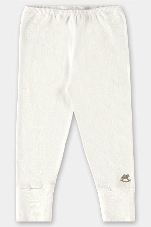 Calça em Suedine Off White Natural - Tam P - Up Baby