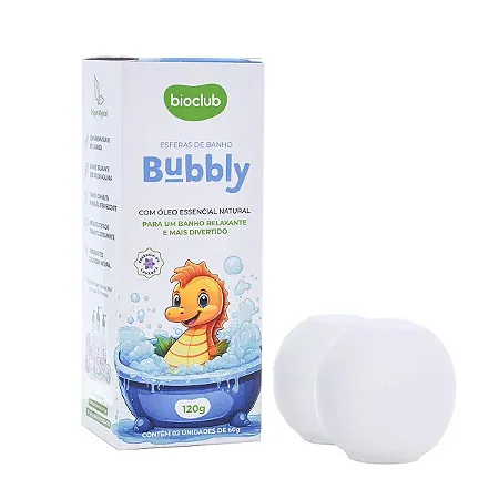 Esfera de Banho Bubbly 120 g - Bioclub Baby