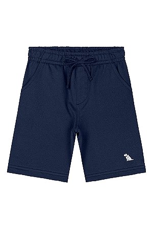 Bermuda em moletom Azul Escuro - Tam 1 - Quimby