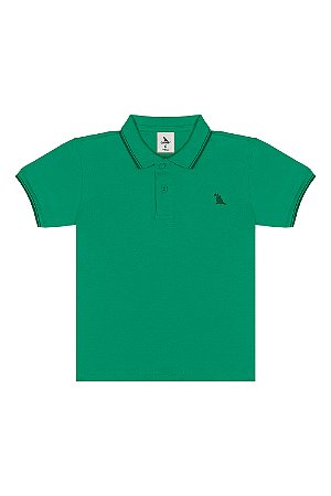 Camisa Polo Piquet Verde - Tam 6 - Quimby