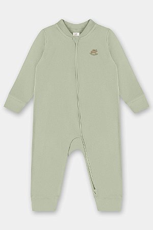 Macacão Manga Longa Verde Pantano - Tam G - Up Baby