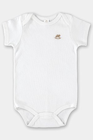 Body em Suedine Branco - Tam 3 - Up Baby