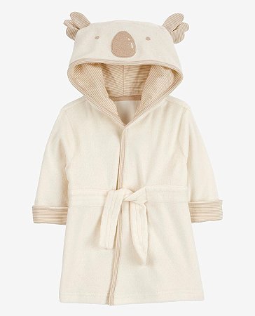 Roupão Koala Marfim - 0 a 9 meses - Carter's