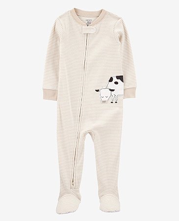 Pijama com pezinho Vaquinha - 24m (18 a 24 meses) - Carter's