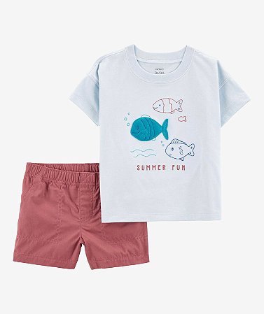 Conjunto Peixe Summer - 18m (12 a 18 meses) - Carter's