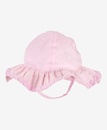 Chapéu Floral Rosinha - 3 a 9 meses - Carter's