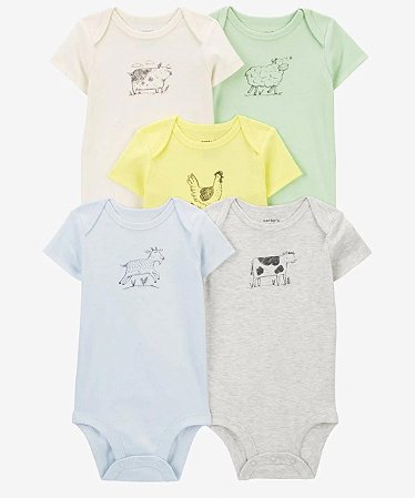 Kit Body Animais Fazenda - RN - Carter's