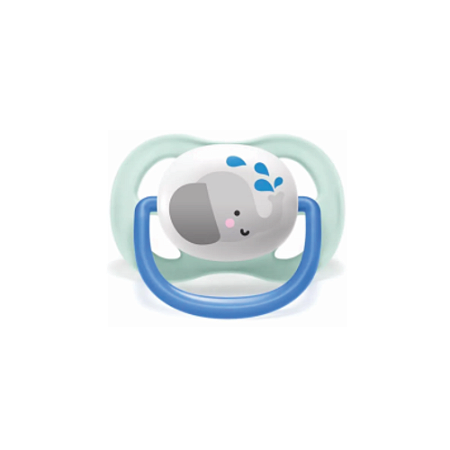 Chupeta Ultra Air Individual Elefante Azul - 0 a 6 meses - Philips Avent