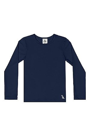 Blusa UV Azul Escuro - Tam 3 - Quimby