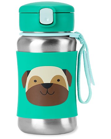 Garrafa de Aço Inox Zoo Pug 350 ml - Skip Hop