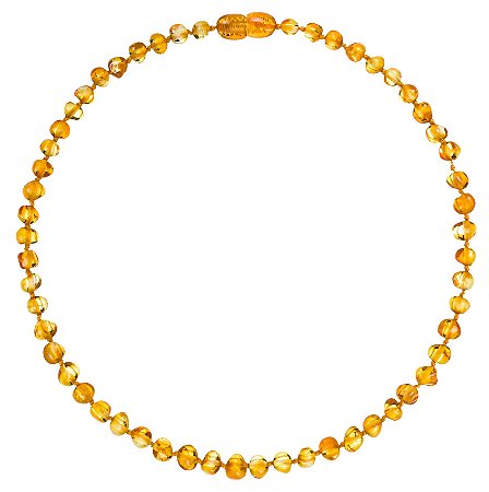 Colar de Âmbar Mel 45 cm - Âmbar Baby Care
