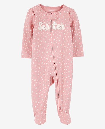 Pijama Little Sister Rosinha - RN - Carter's