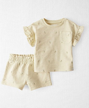 Conjunto Pineapple Amarelinho - RN - Little Planet