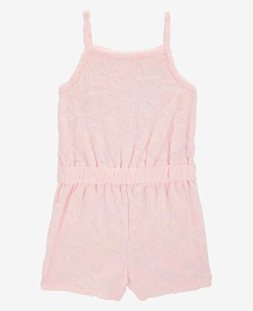 Macacão Praia Floral Rosinha - 2T (2 a 3 anos) - Carter's