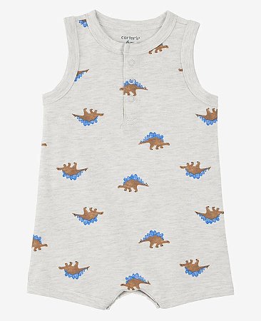 Romper Dinossauro sem manga - 12m (9 a 12 meses) - Carter's