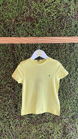 Camiseta Clássica Amarela Tulip 18m - Tommy Hilfiger