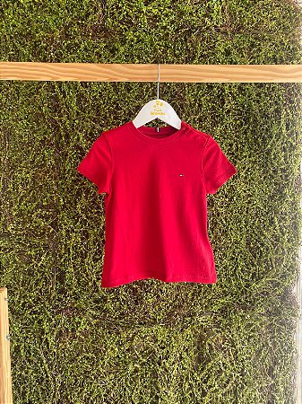 Camiseta Clássica Medium Vermelho 24m - Tommy Hilfiger