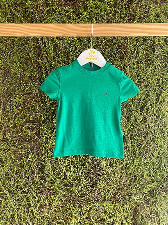 Camiseta Clássica Olympic Verde 12m - Tommy Hilfiger
