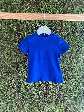 Camiseta Clássica Wedge Azul 24m - Tommy Hilfiger