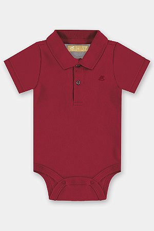 Body Polo Vermelho M - Up Baby