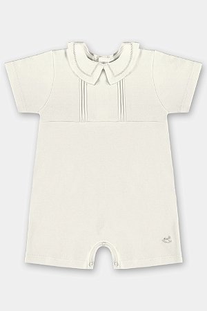 Macaquinho Pima Branco Bordado - RN