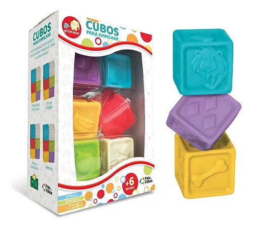Cubos para empilhar - Pais & Filhos
