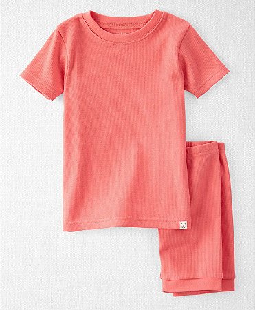 Pijama Hibiscos Rosa - 4T (4 a 5 anos) - Little Planet