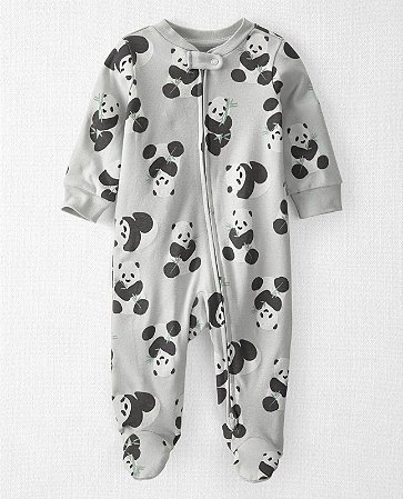 Pijama Cinza Panda - RN - Little Planet
