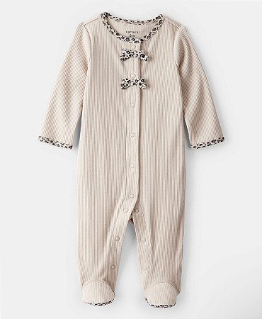 Pijama Oncinha Laço - 3m (1 a 3 meses) - Carter's