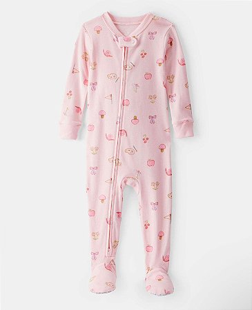 Pijama Rosa Pintura - 2T (2 a 3 anos) - Carter's
