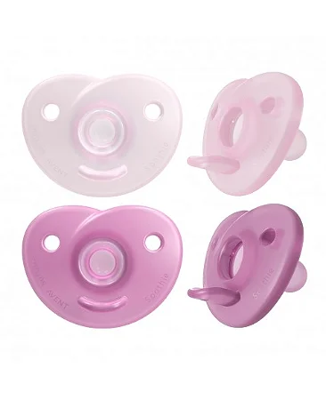 Chupeta Dupla Soothie Rosa 4 a 6 meses - Philips Avent