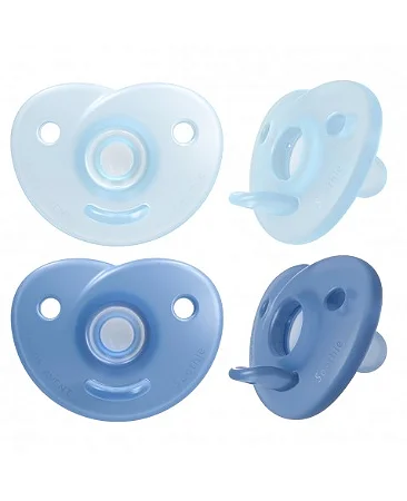 Chupeta Dupla Soothie Azul 4 a 6 meses - Philips Avent