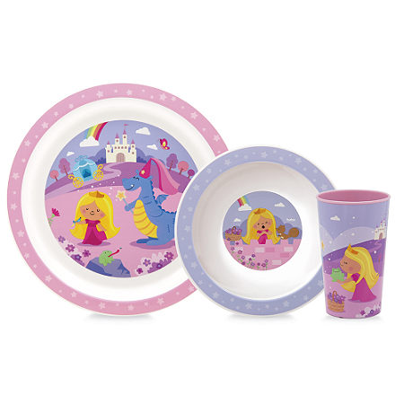 Kit Refeição Aventuras Princesa - Buba
