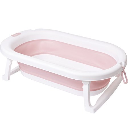 Banheira Dobrável Rosa - Buba
