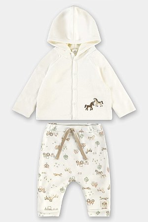 Conjunto Casaco Off Cavalo/Trator - Tam P - Up Baby