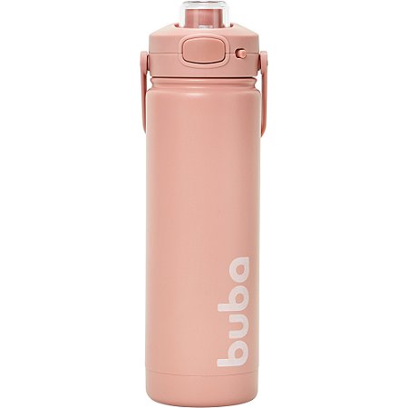 Copo Térmico Parede Dupla 600 ml Rose - Buba