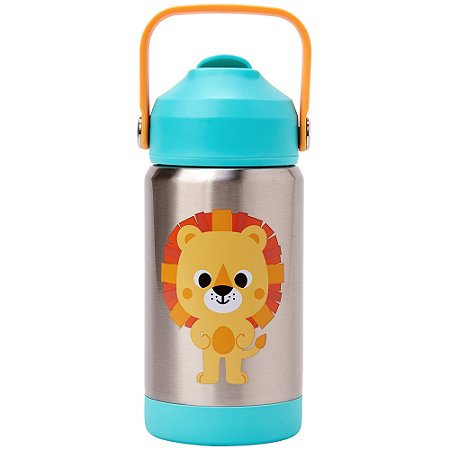 Copo Térmico Parede Dupla Buba Zoo Leão - Buba