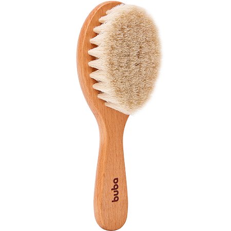 Escova de Cabelo em Madeira com Cerdas Naturais - Buba