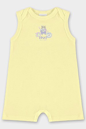 Macaquinho Regata Amarelo Fruit - Tam 2 - Up Baby