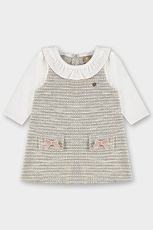 Vestido Tweed Rosa Bebe - Tam 2 - Up Baby