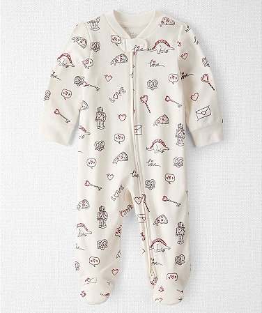 Pijama Macacão Little Loves - 3m (1 a 3 meses) - Little Planet