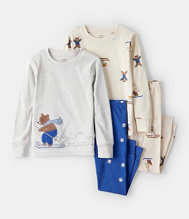 Kit 2 Pijamas Ski Azul - 2T (2 a 3 anos) - Carter's