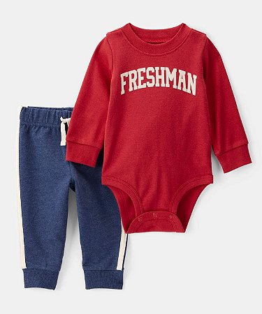 Conjunto Fresman Red/Azul - 18m (12 a 18 meses) - Carter's