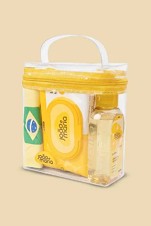 Body Brasil com Necessaire Colônia/Lenço - Tam M - Up Baby