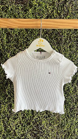 Camiseta Ribana Branca 6 (6 anos) - Tommy Hilfiger